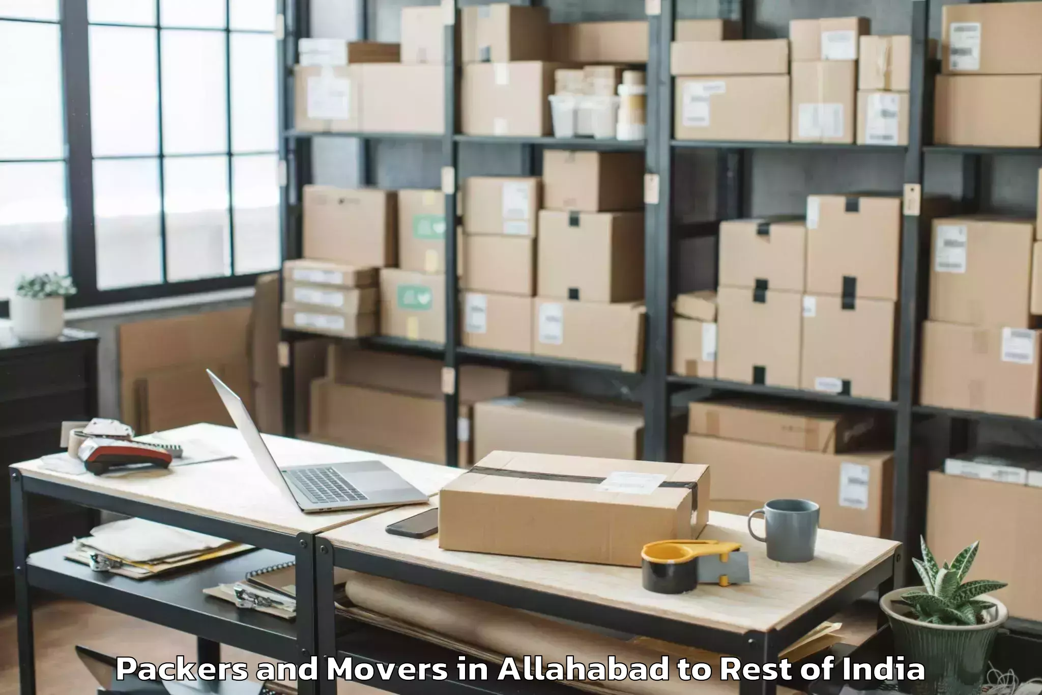 Comprehensive Allahabad to Yangte Packers And Movers